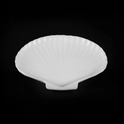 Блюдо раковина 10'' (250мм)[ivory LQ-Q674]