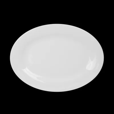 Блюдо овал.14'' (350мм)[ivory LQ-Q035]