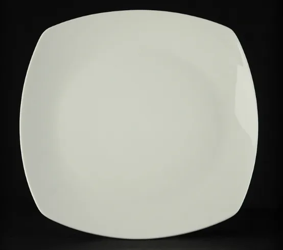 Тарелка квадратная 9'' (230мм)[ivory LQ-QD0128С]