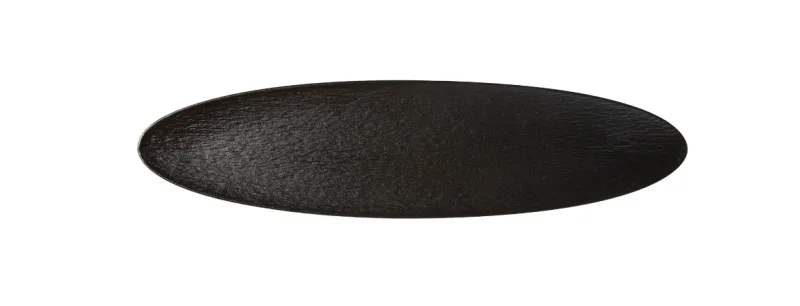 Блюдо овальное 19'' 485х115мм, черный "Corone Grafica"