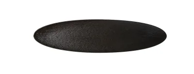 Блюдо овальное 19'' 485х115мм, черный "Corone Grafica"