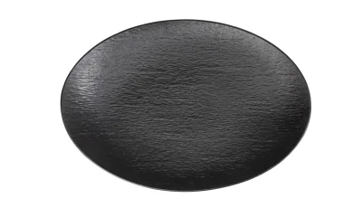 Блюдо овальное 14'' 360х255мм, черный "Corone Grafica"