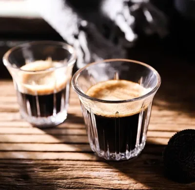 Чашка для кофе 90 мл, стекло, P.L. Proff Coffee