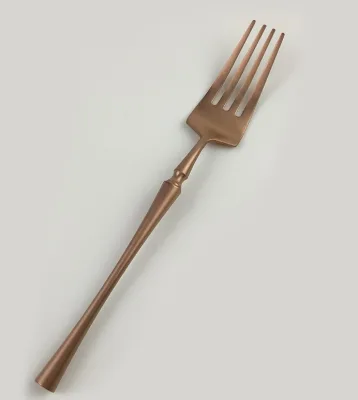 Вилка столовая ,PVD покрытие,медный матовый цвет,серия "1920-Copper" P.L.