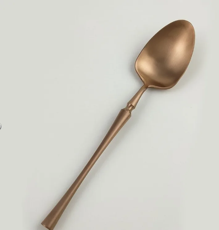 Ложка чайная ,PVD покрытие,медный матовый цвет,серия "1920-Copper" P.L.