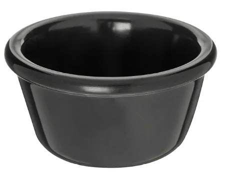 Соусник; пластик; 120мл; D=85, H=45мм; черный
