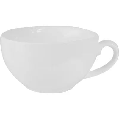 Чашка чайная «Кунстверк»; фарфор; 280мл; D=10.9,H=5.3,L=13см; белый