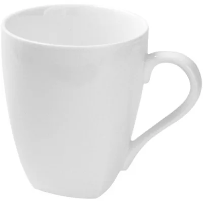 Кружка «Кунстверк»; фарфор; 300мл; D=9, H=9, L=12см; белый