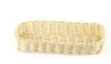 Корзинка 27х9х5,5см прямоугольная пласт.бежевая [Beige 3531, KT3049]