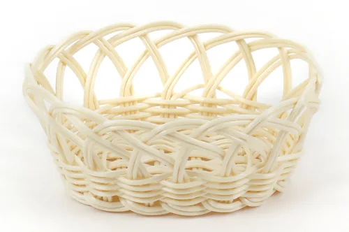Корзинка 17х11х7см пласт.бежевая [Beige KT4062]