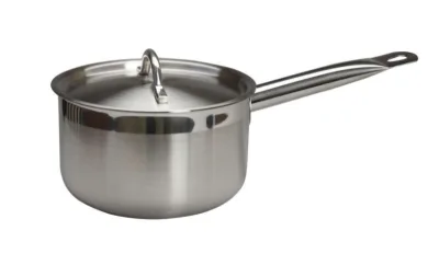 Сотейник 2,6 л. нерж. d=19,5 см. h=11 см. с крыш.тройн дно (индук) MGsteel(19128)(С23S178KL)/1/4/
