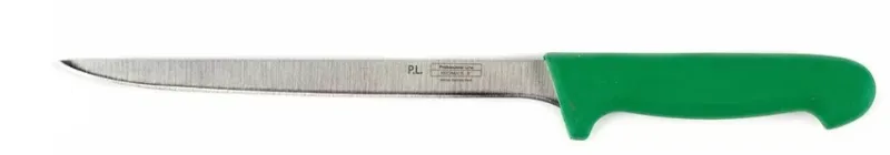 Нож PRO-Line филейный 20 см, зеленая ручка, P.L. Proff Cuisine
