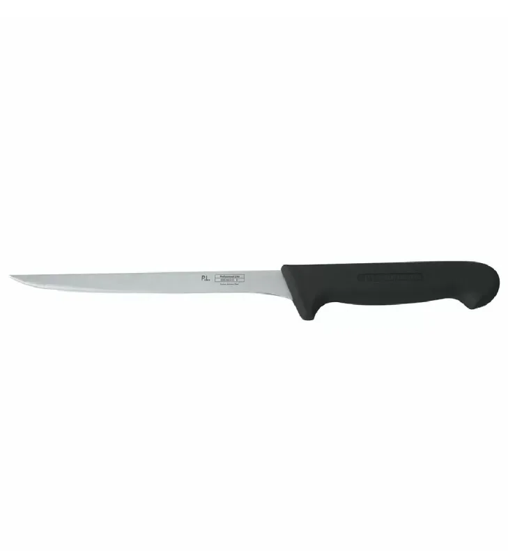 Нож PRO-Line филейный 20 см, черная пластиковая ручка, P.L. Proff Cuisine