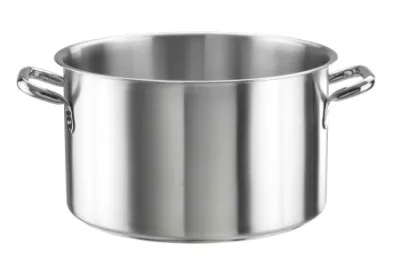 Кастрюля 6,25 л. нерж. d=24 см. h=14,5 см. б/кр (индукция) Pinti /1/** ТП