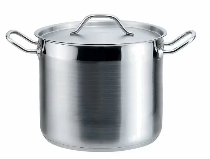 Кастрюля EcoLine с крышкой 9 л, d 24 см, h 20 см, сталь 18/0, P.L. Proff Cuisine-КАТ