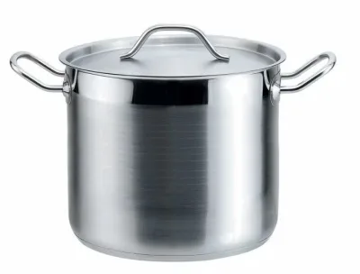 Кастрюля EcoLine с крышкой 9 л, d 24 см, h 20 см, сталь 18/0, P.L. Proff Cuisine-КАТ