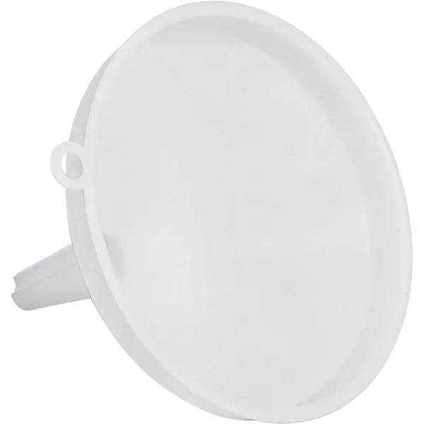 Воронка; пластик; D=10,H=11,L=11см; белый