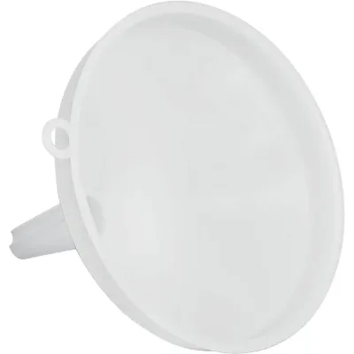 Воронка; пластик; D=10,H=11,L=11см; белый