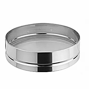 Сито р-р ячейки 2,5*1,4 сталь нерж.; D=21,H=8,L=50,B=25см; металлич.