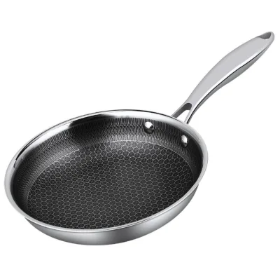Сковорода d=30 см, h=4.5cм, "Honeycombs", нерж. 3-х слойная, Индукция, P.L. - ProffCuisine