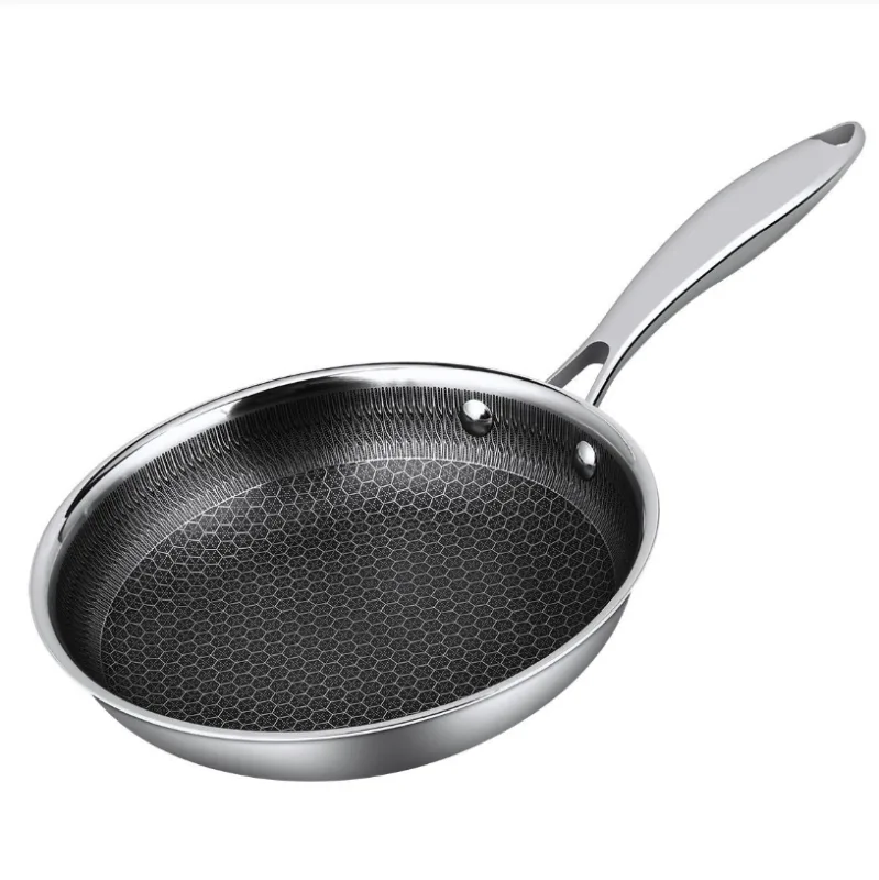 Сковорода d=28 см, h=4.5cм, "Honeycombs", нерж. 3-х слойная, Индукция, P.L. - ProffCuisine