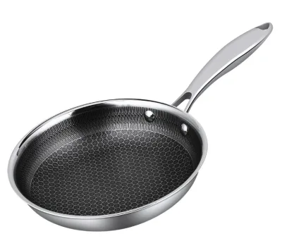 Сковорода d=26 см, h=4.5cм, "Honeycombs", нерж. 3-х слойная. Индукция, P.L. - ProffCuisine