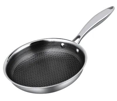 Сковорода d=22 см, h=4.5cм, "Honeycombs", нерж. 3-х слойная, Индукция, P.L. - ProffCuisine