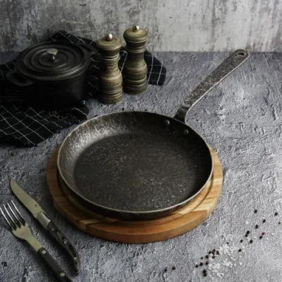 Сковорода с ручкой,d=24,сталь,серия "Vintage" P.L. - ProffCuisine