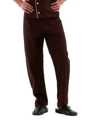 Брюки повара летние коричневые [00200] (Размер 46)