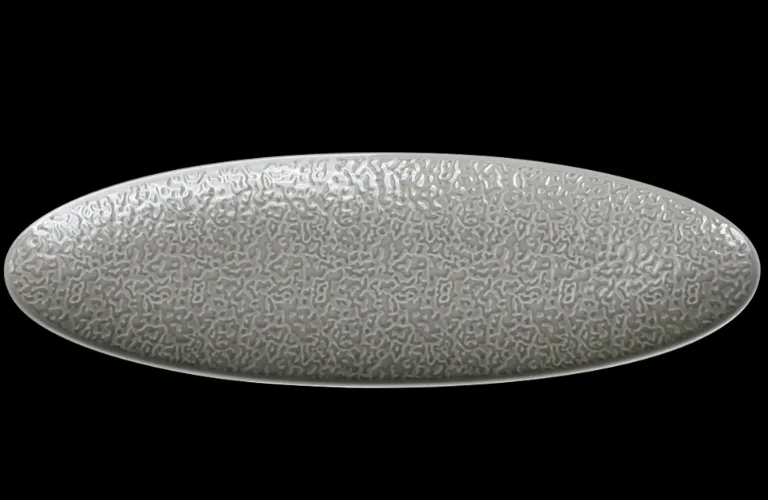 Блюдо овальное 17'' 440х140х23мм, серый "Corone Nori"