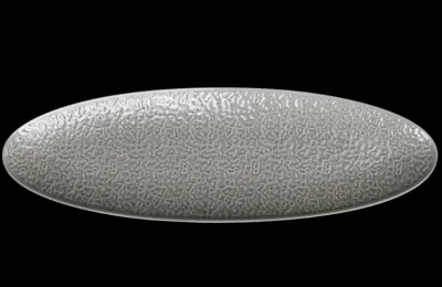 Блюдо овальное 17'' 440х140х23мм, серый "Corone Nori"