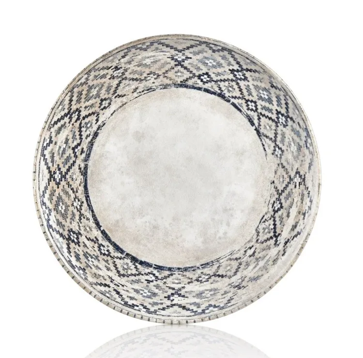 Тарелка классическая d=23 cм,фарфор,серия "Rug", By Bone