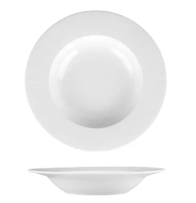 Тарелка глубокая 320 мл, d22,5 см, h3,5см, фарфор "NOBLE" серия "NEO SILK"