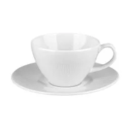 Чайная пара 280 мл,d10.2см, h6.6см, фарфор "NOBLE" серия "NEO SILK"