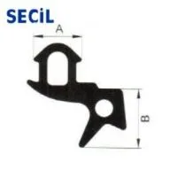 Резиновый уплотнитель KBE 255, глухая. SBI-KBE-02 (SECIL)