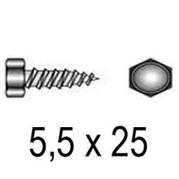 ВС 5,5х25 DIN 7976