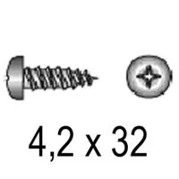 ВС 4,2х32 DIN 7981 / ISO 7049