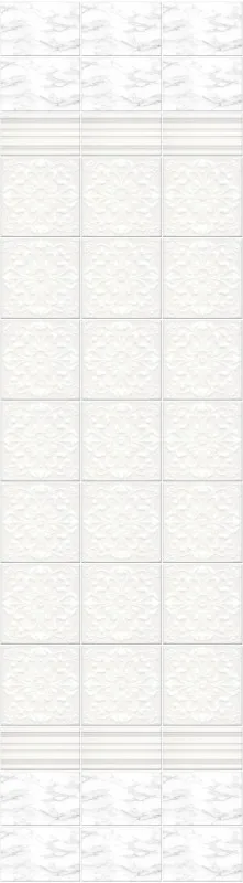 Панель ПВХ БЕЛЫЙ ЛОТОС SF 0,25*2,7*9мм добор  х