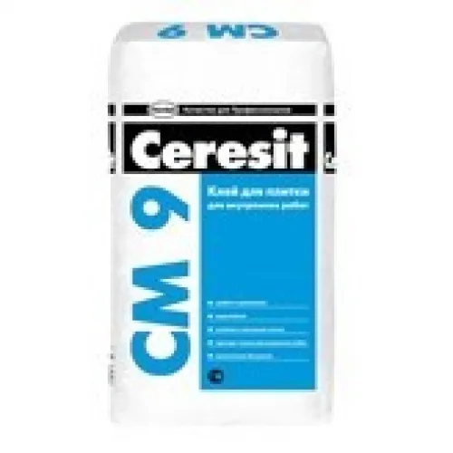 CERESIT CМ 9 клей д/плитки д/внутр/работ 25кг