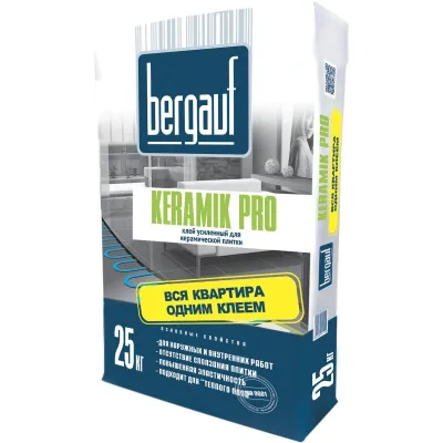 Клей плиточный KERAMIK PRO усиленный 25кг