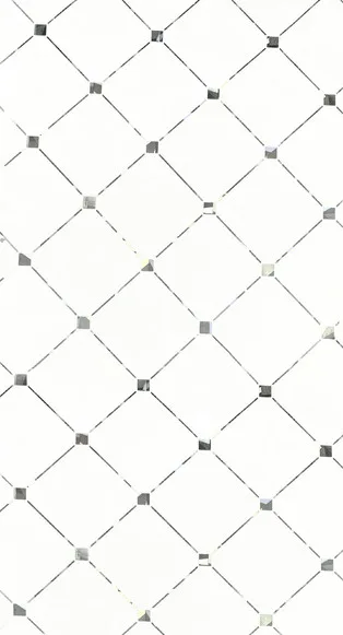 Панель ПВХ РОМБ /сетка/ GK11 (серебро) 2,6 м