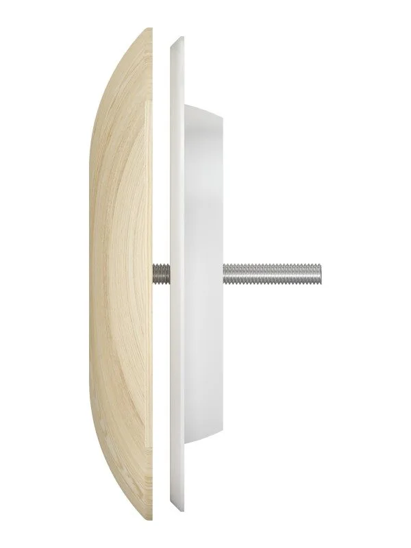 15DW pine,, Анемостат приточно-вытяжной регулируемый для бань и саун, с фланцем D150 (СОСНА)