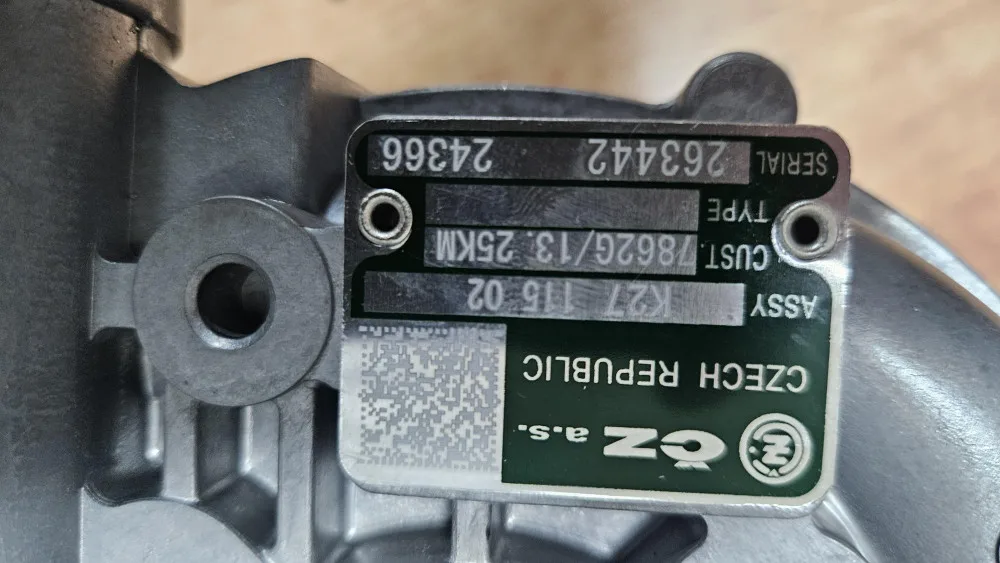 К27-115-02 Турбокомпрессор левый