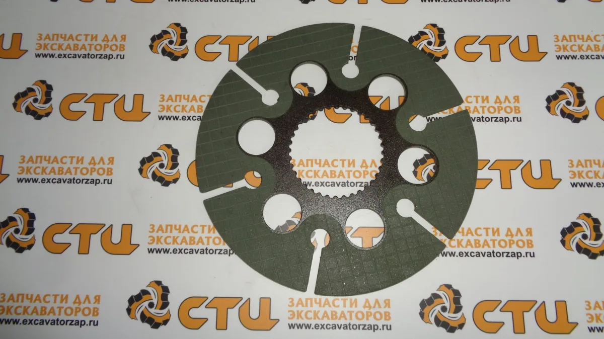 Диск фрикционный (тормозной) заднего моста CAT428 204-3092, 2043092, 217-2895, 2172895, 85827747, CA0143874, 6193395M1,  PP9161130,  VOE11709332