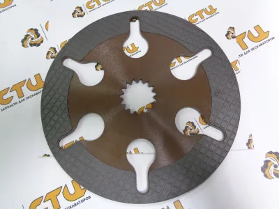 Диск фрикционный экскаватора погрузчика CAT 428, 434 288-7303