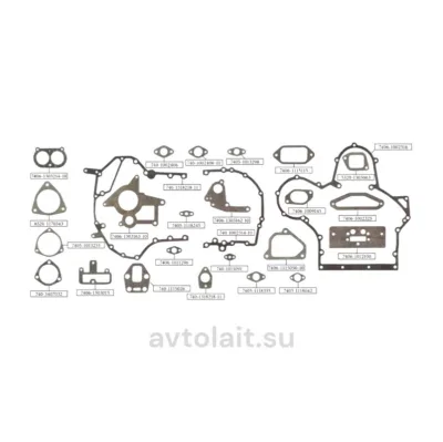 7406-1000000-У Комплект паронитовых прокладок двигателя 25 наим.