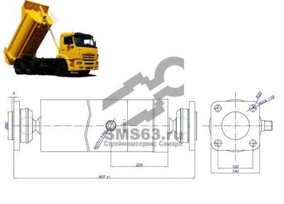 Гидроцилиндр 8560-06 ЦГС.16.Ц.Ф.95.117.142.170-875
