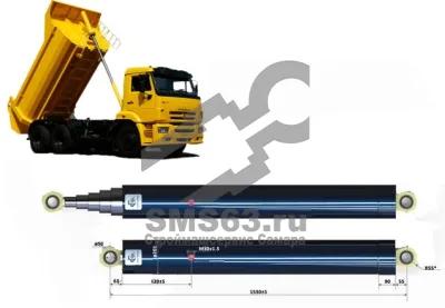 Гидроцилиндр 65201-8603010 ЦГС.16.ПШ.ПШ.75.95.117.142.170-5780 (Брянск)(65201-8603010-01ЗЧ)