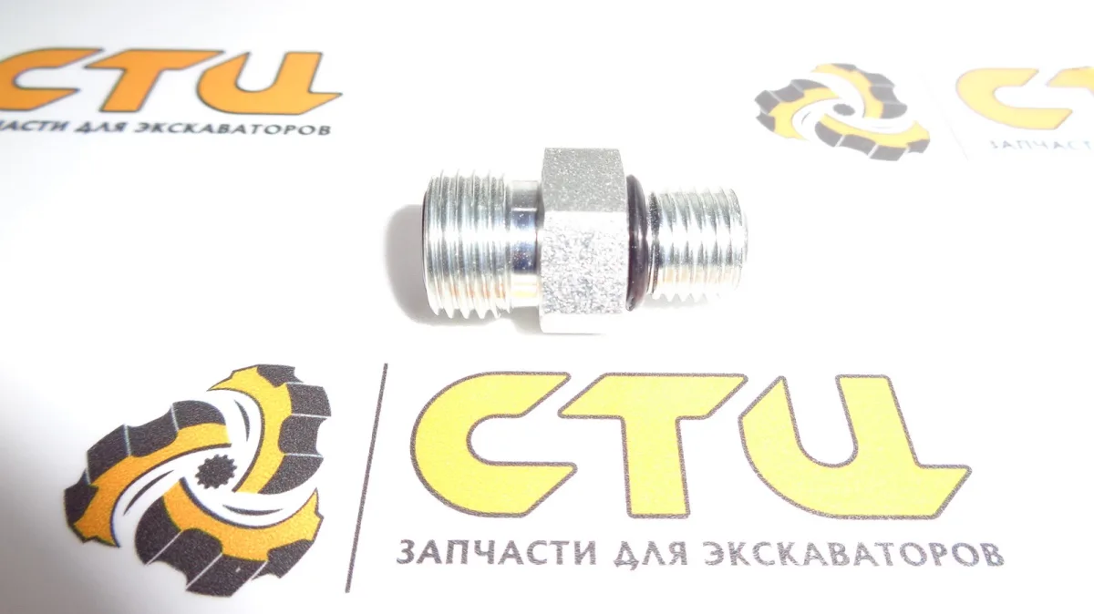 Адаптер (переходник, штуцер) 6V-8647,6V8647 экскаватора погрузчика CAT 428E, CAT 428F