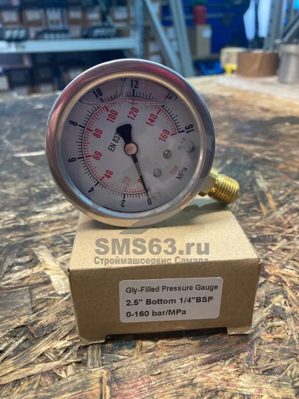 Манометр радиальный 63 мм 160 бар G 1/4